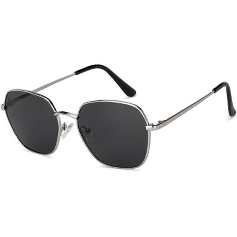 Women Grey Lens & Gunmetal-Toned Other Sunglasses with UV Protected Lens